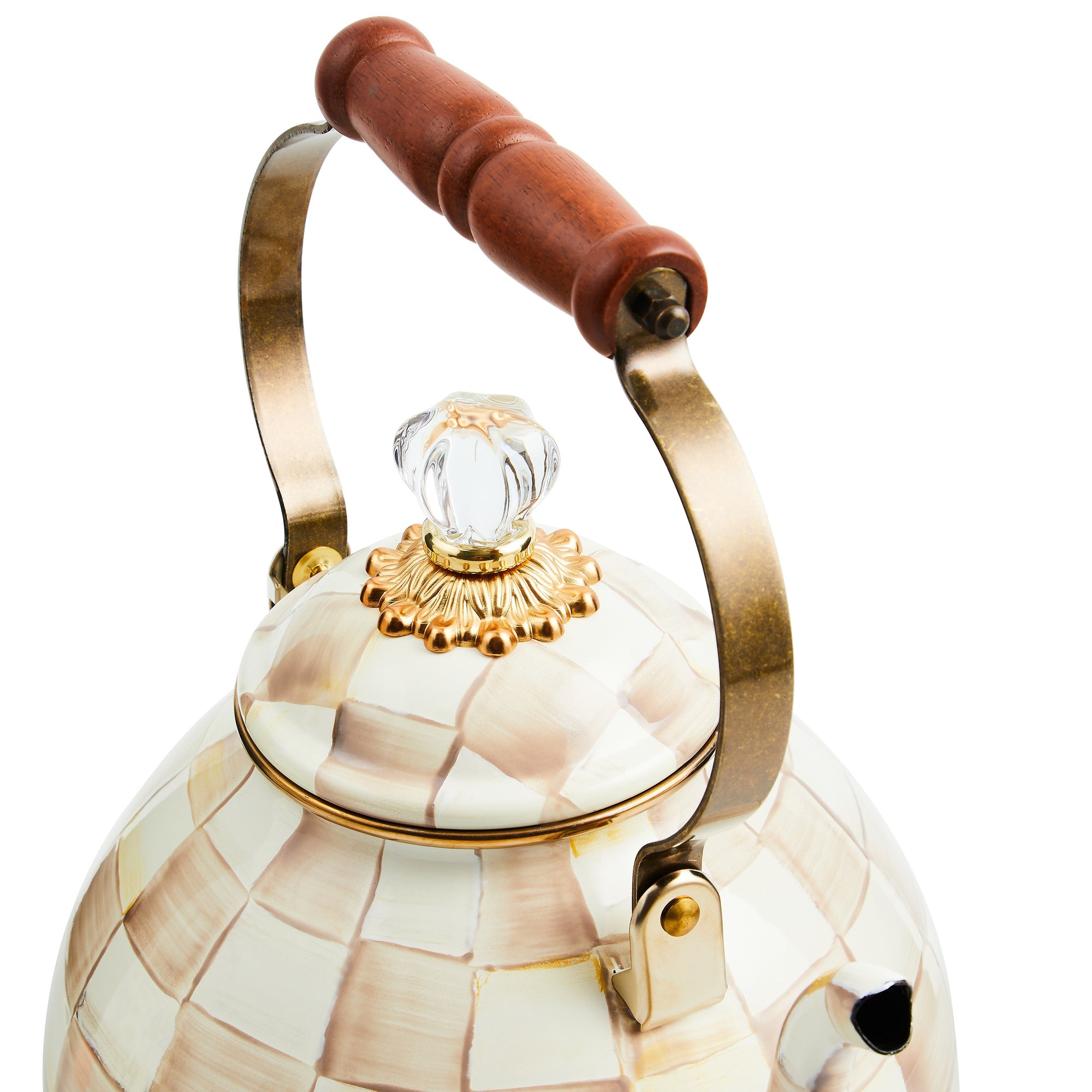 Mocha Check — Tea Kettle, 2.84 L 2