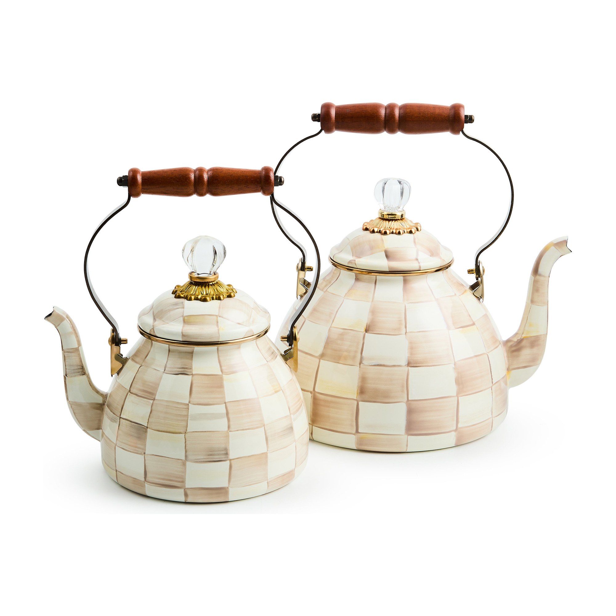 Mocha Check — Tea Kettle, 2.84 L 3