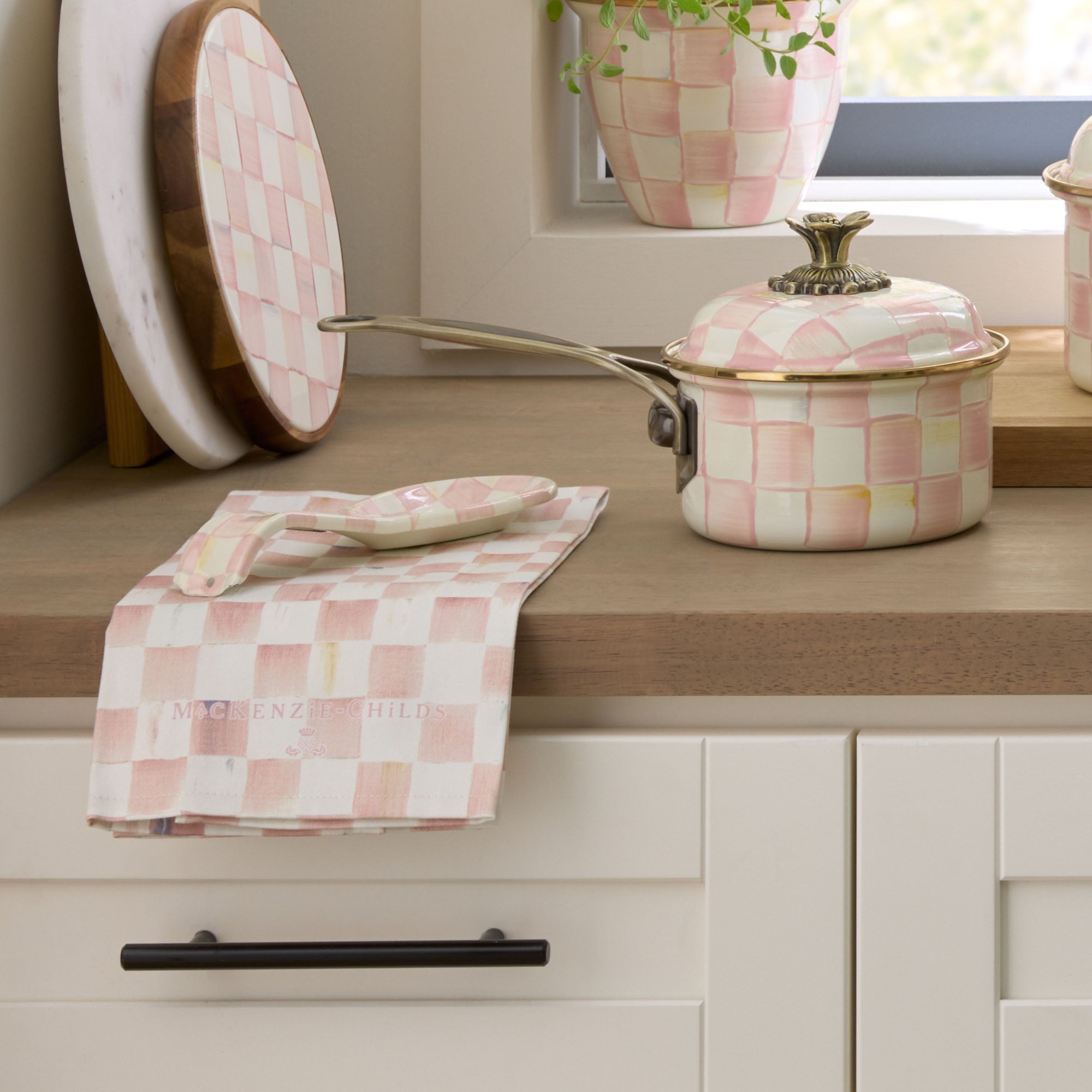 Rosy Check — кухонное полотенце, 45,7 × 66 см 2