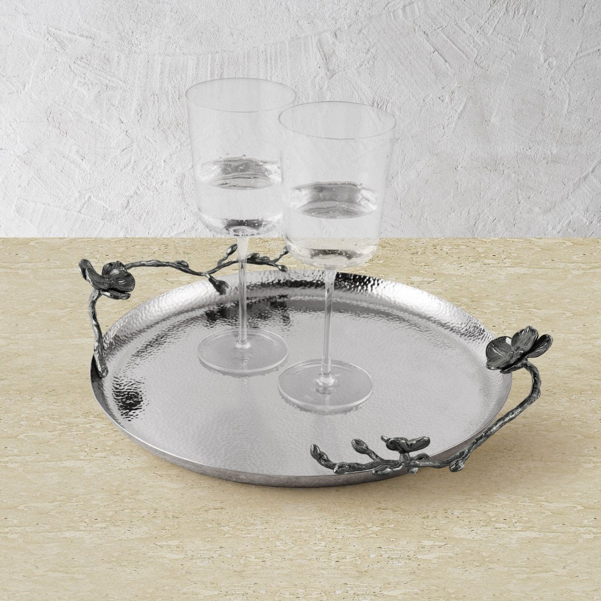 Black Orchid — Круглый поднос 3