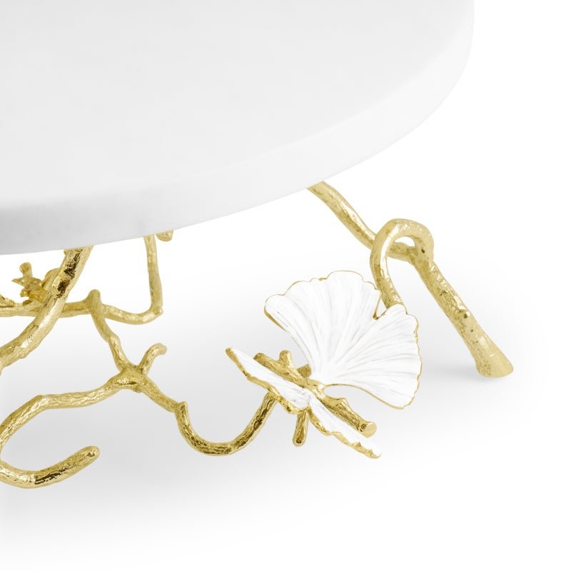 Butterfly Ginkgo Gold — Cakestand 4