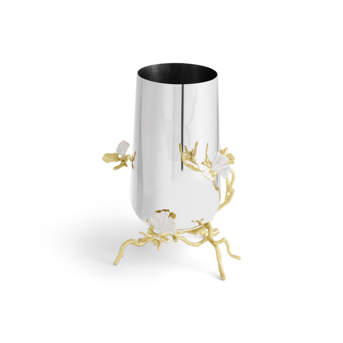 Butterfly Ginkgo Gold — Vase 5