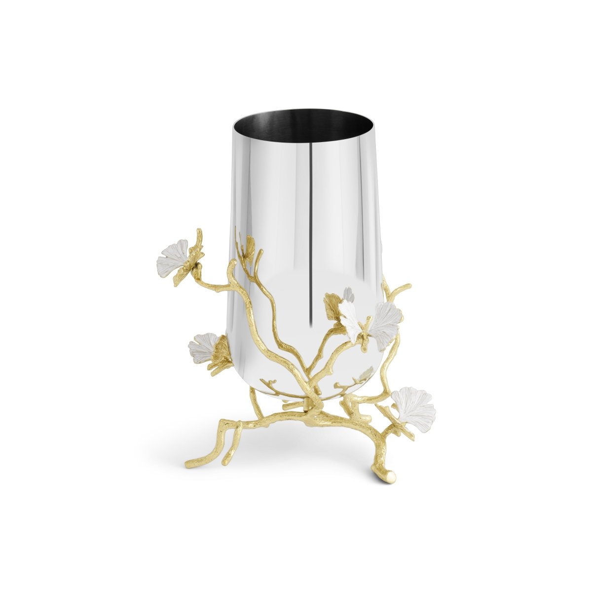 Butterfly Ginkgo Gold — Vase 6