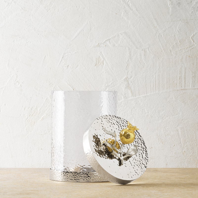 Pomegranate Silver & Gold — Canisters 8