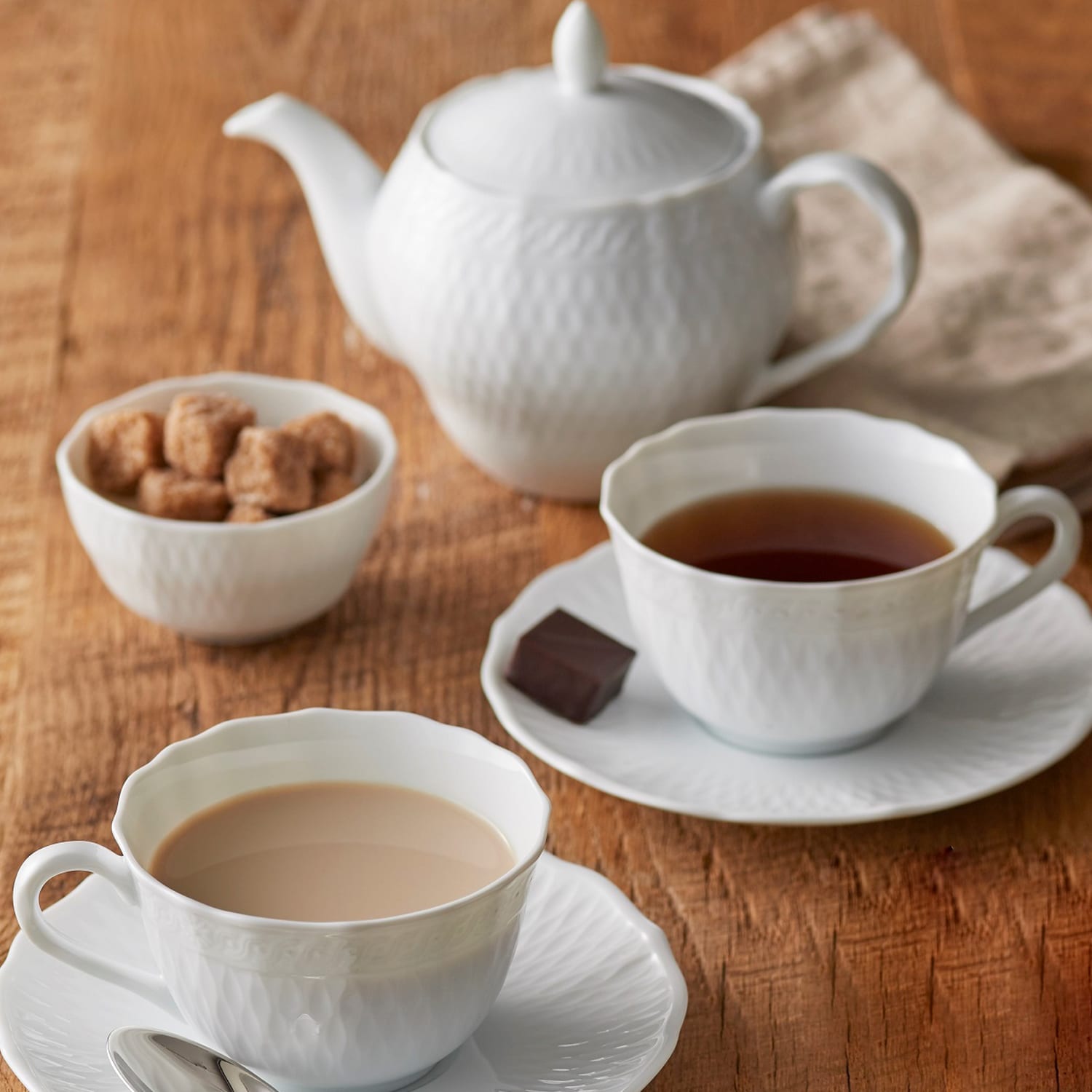 Cher Blanc Dinner Set for One – 5 pcs by Noritake 2