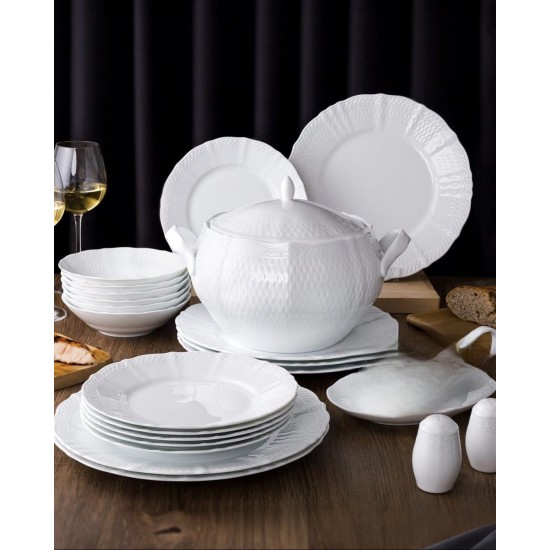 Cher Blanc Dinner Set for One – 5 pcs by Noritake 3