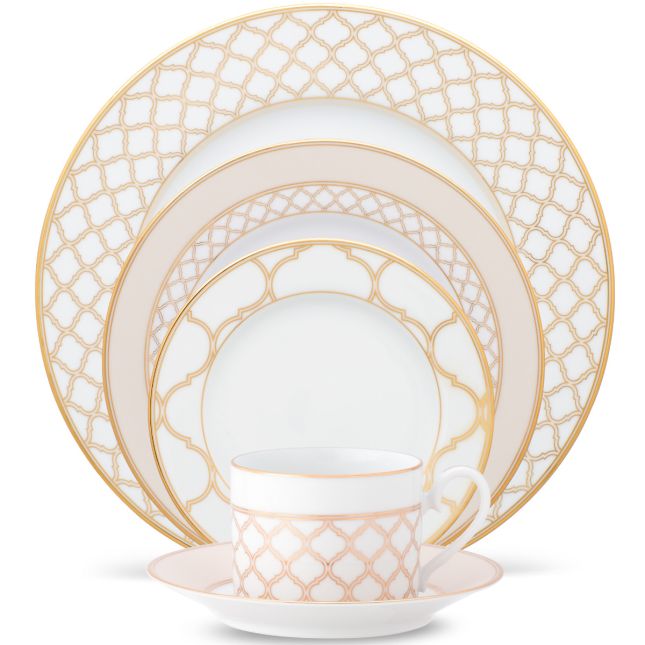 Eternal Palace Gold Dinner Set for One – 5 pcs by Noritake. 2