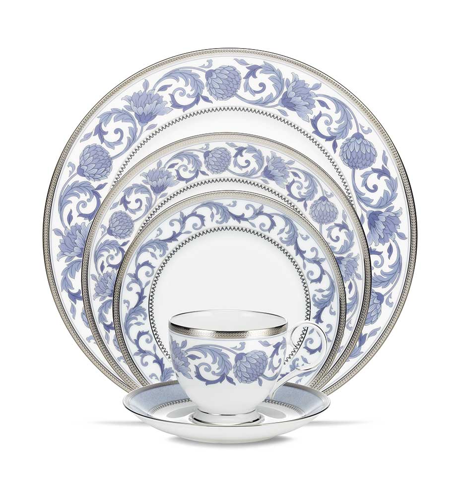 Sonnet in Blue Dinner Set for One – 5 pcs  by Noritake