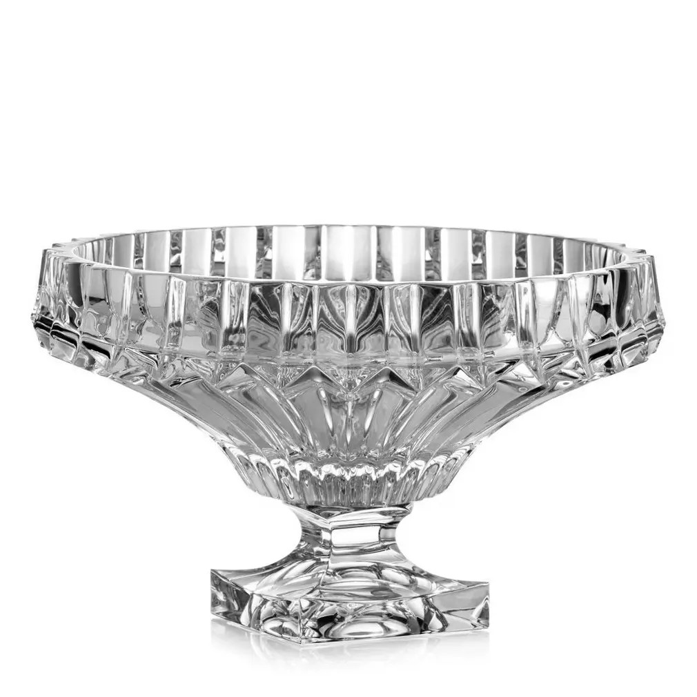 Rogaska Bowl 30cm+leg B Crown Jewel
