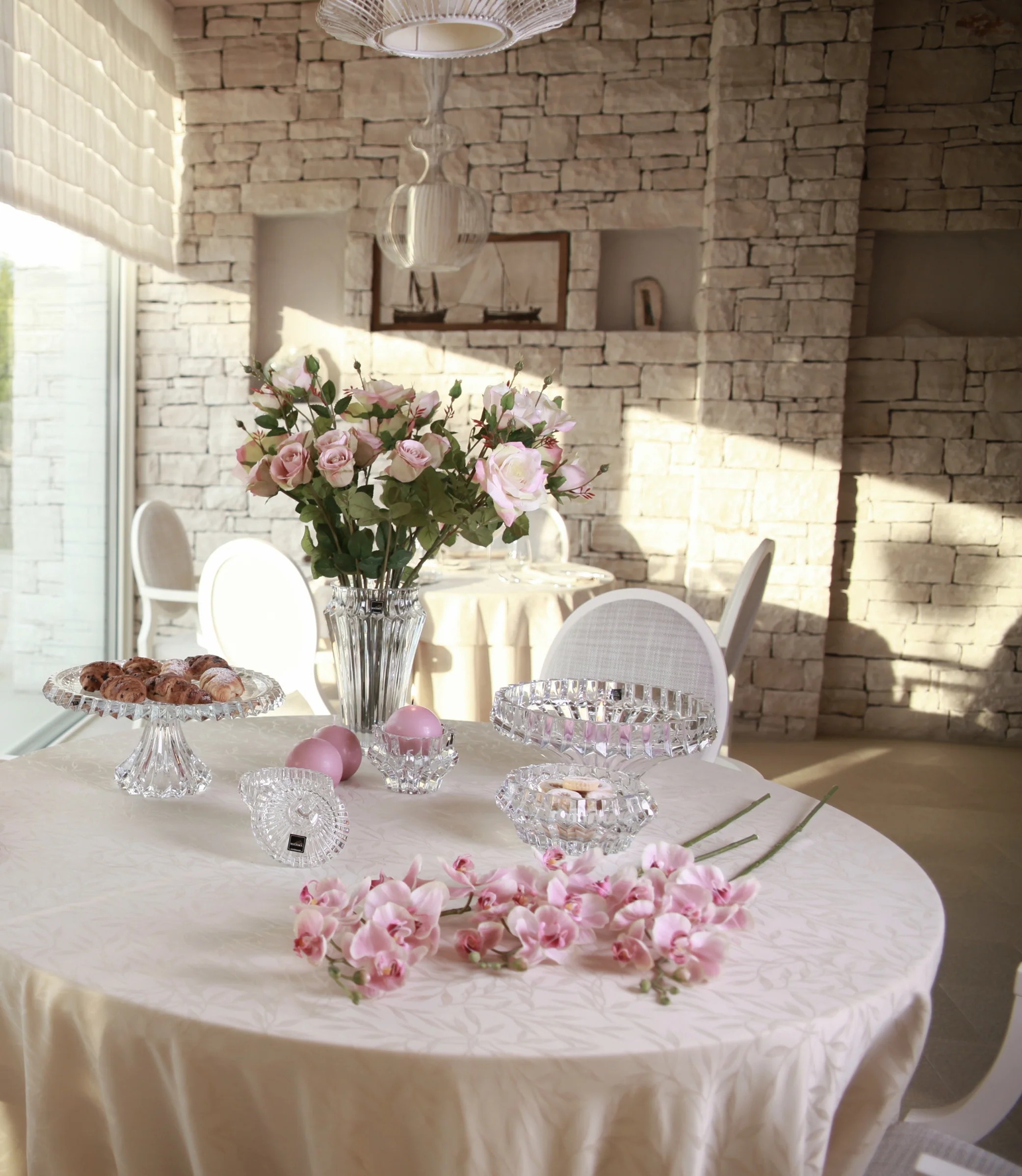 Rogaska Footed Cake Plate 33cm Crown Jewel 2