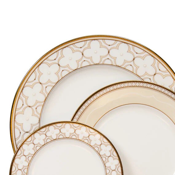 Trefolio Gold Dinner Set for One – 5 pcs by Noritake. 3