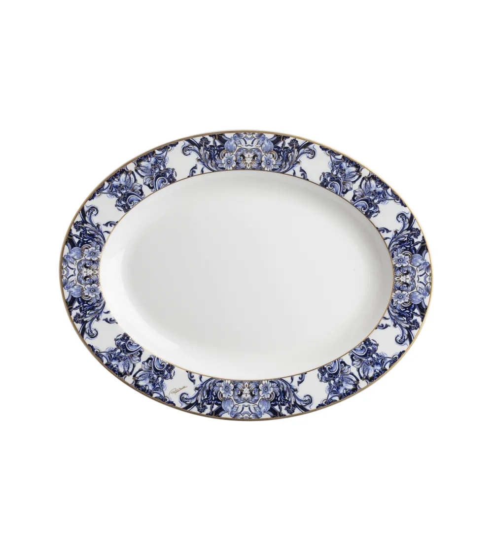 Azulejos — Овальное блюдо