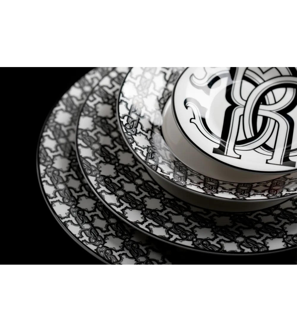 Monogram Black — Подстановочная тарелка 4