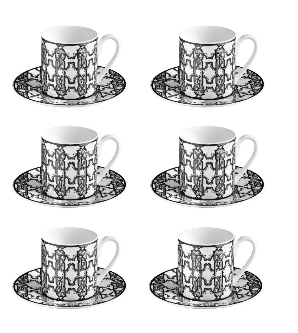 Monogram Black — Tea Cup 4