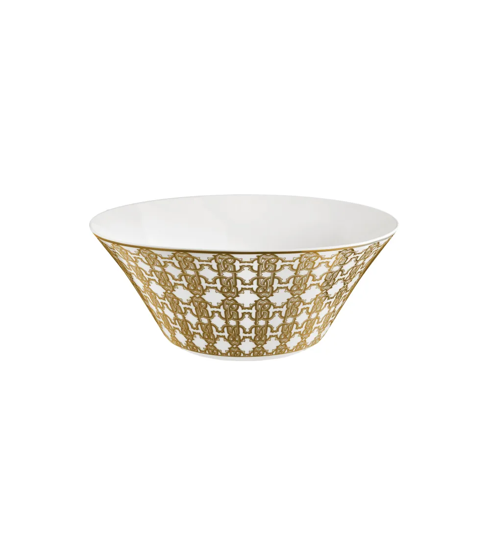 Monogram Gold — Salad Bowl