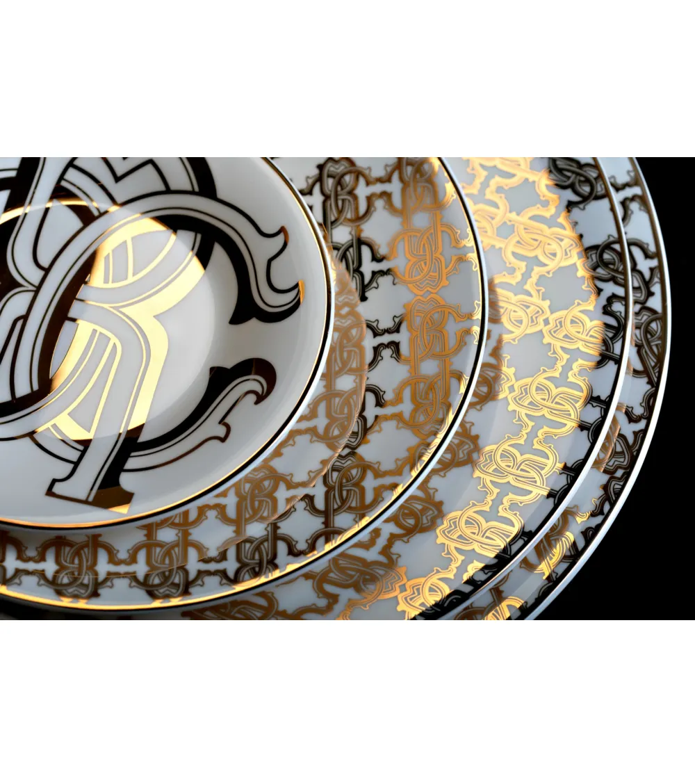 Monogram Gold — Salad Bowl 2