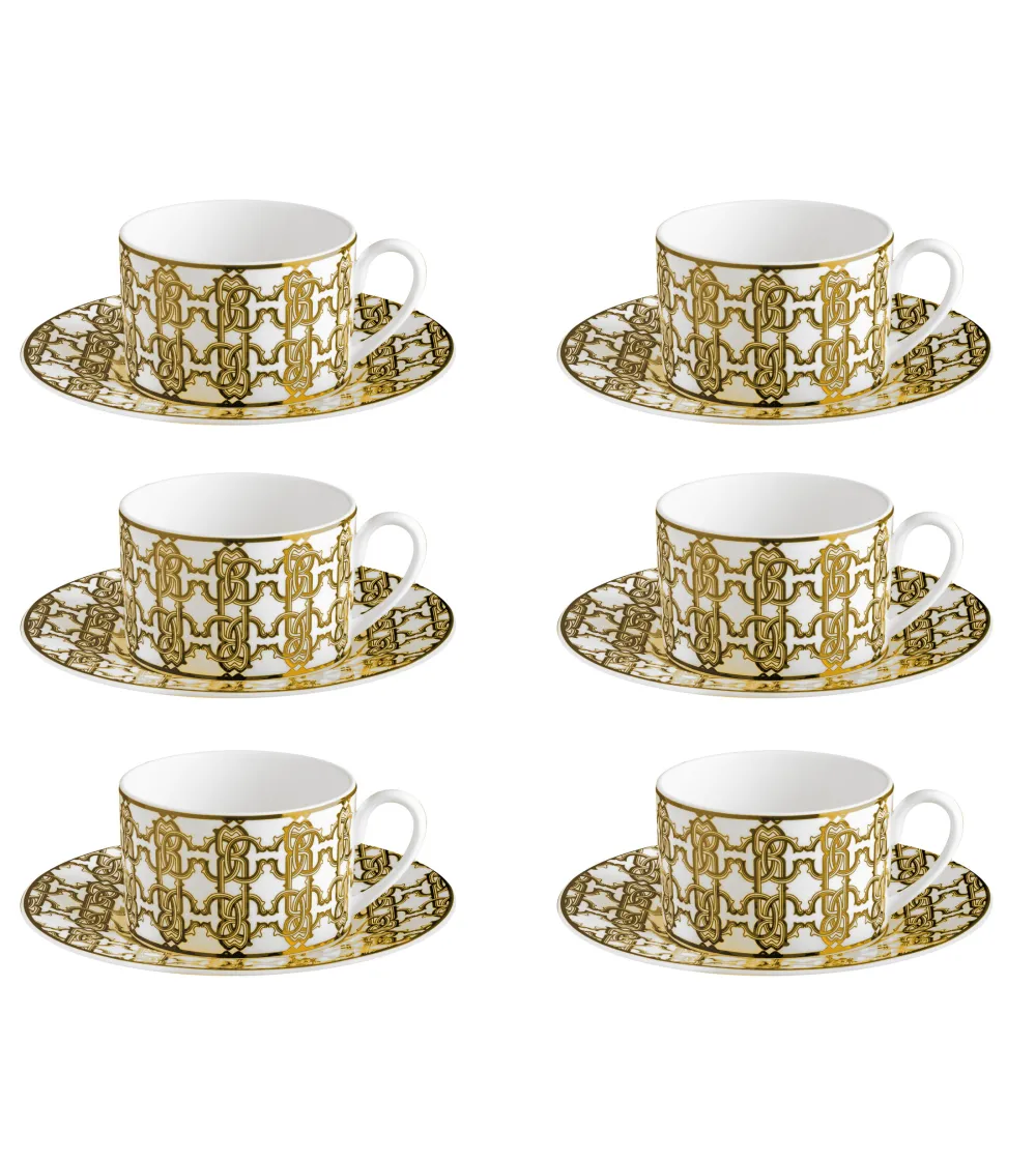 Monogram Gold — Tea Cup 4
