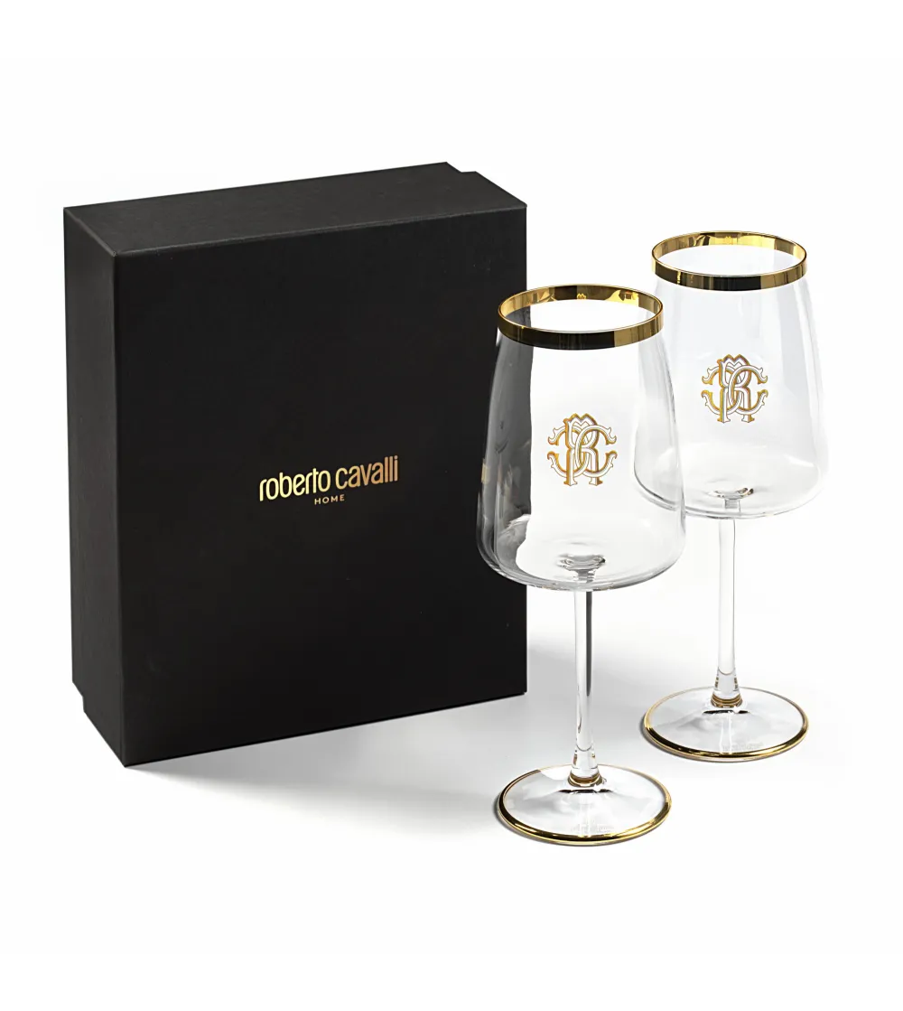 Monogram Gold — Water Goblet